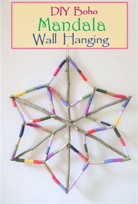 DIY Craft Tutorial: How to Make a Boho Mandala Wall Hanging - FeltMagnet