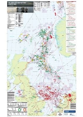 Oil And Gas Map Of The North Sea Edition