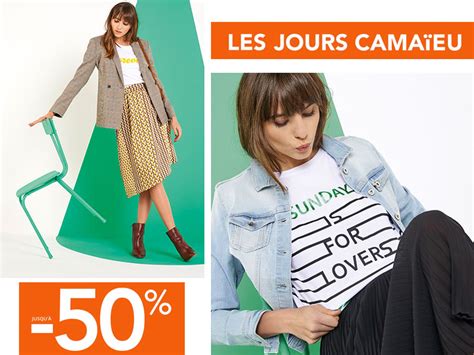 Les Jours Camaïeu 2018 Jusqu à 50 De Réduction Sur La Nouvelle Collection Les Bons Plans De