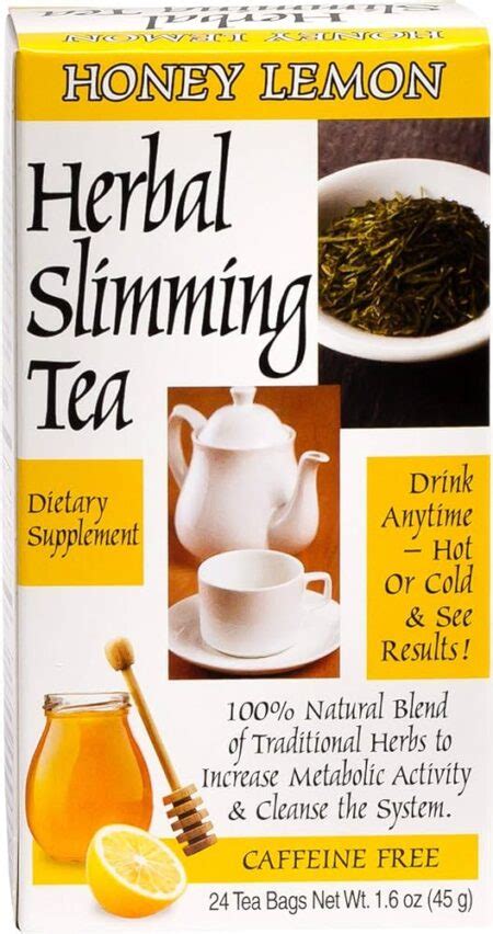 21st Century Herbal Slimming Tea Honey Lemon 24 Tea Bags Al Marwa