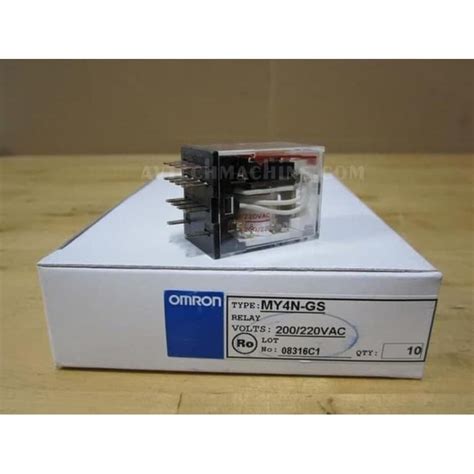 Jual DIJUAL RELAY OMRON MY4N SOCKET 220V 100 ORIGINAL OMRON DISKON