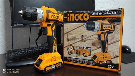 Unboxing Ingco Lithium Ion Cordless Drill V Cdli Youtube