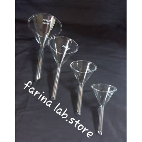 Jual Corong Kaca Short Funnel 50mm Pyrex Class A Shopee Indonesia