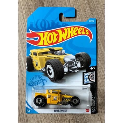 Hot Wheels Bone Shaker Stamp Mooneyes Shopee Malaysia