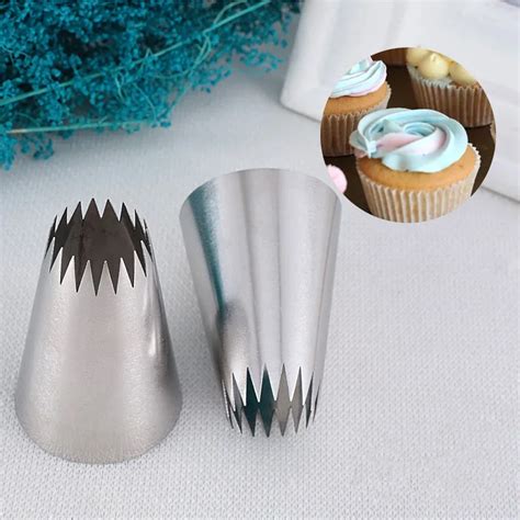 Ft Nozzle Cake Decorating Tips Stainless Steel Writing Tube Icing