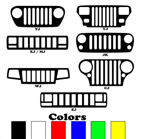 Jeep Grill Vector at GetDrawings | Free download