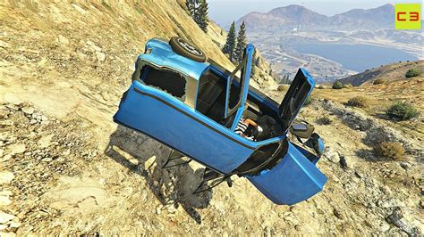 Gta Cliff Drops Crashes Gta Crashes Jumps Ep Youtube