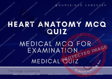 Heart Anatomy Mcq Quiz Journey Of Nurse Begins Here Multiple Choice