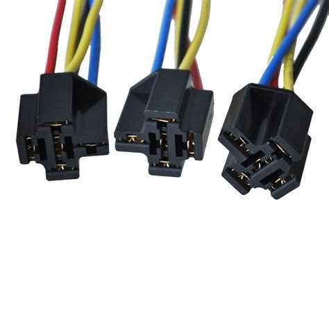 Pcs Broches Fils Cable Relais Douille Harnais Connecteur Dc V