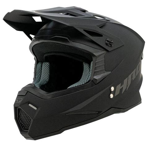 Casco Cross Hro Mx Solid Negro Mate Cascos Pb