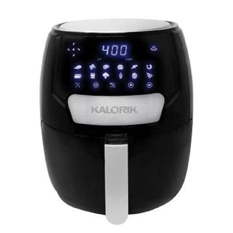 Kalorik 4 5 Qt Black Digital Air Fryer Ft 50533 Bk The Home Depot