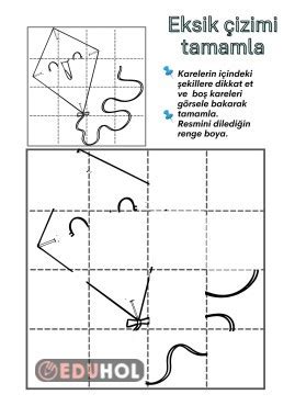 Görsel Sanatlar Çizim Tamamlam Eduhol Etkinlik İndir Oyun Oyna