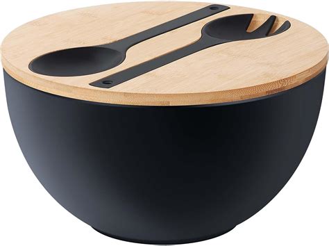 Amazon 11 3 Extra Large Salad Bowl With Wooden Lid Servers