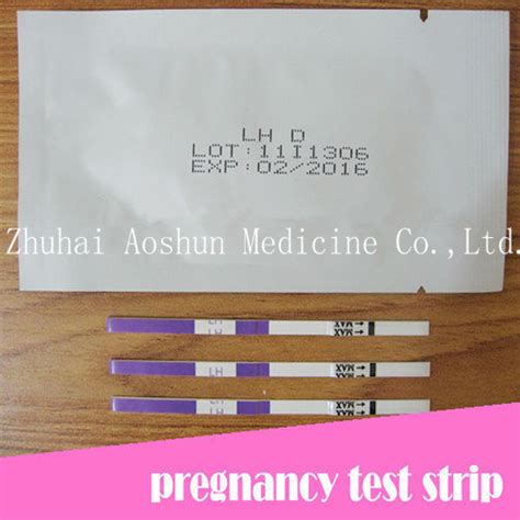 Accuracy Disposable Pregnancy HCG Test Strip Medical One Step Pregnancy