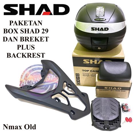 Jual PAKETAN BOX SHAD SH29 BREKET BRACKET TOP BOX MOTOR NMAX OLD