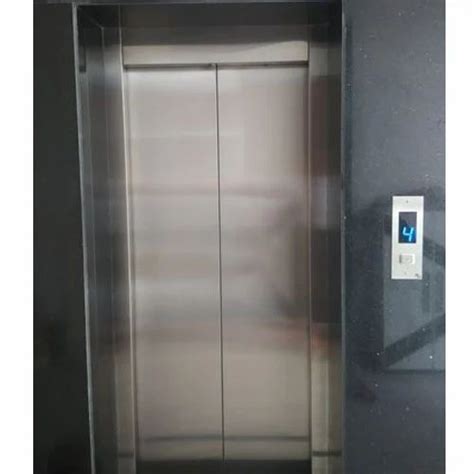 8 Persons Gearless Traction Stainless Steel Passenger Elevator At Rs