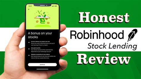 Robinhood Stock Lending Reviewed And Explained Youtube