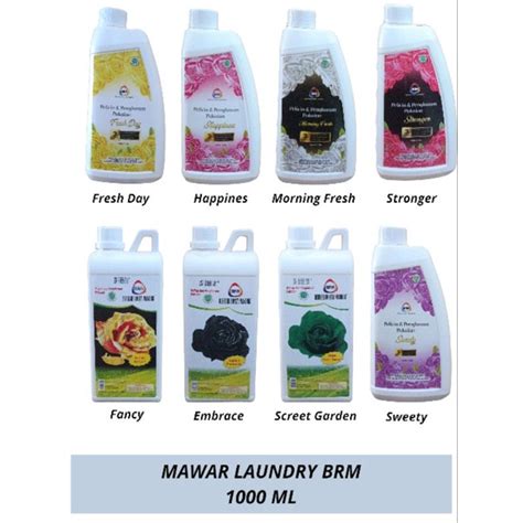 Jual Mawar Laundry Brm Pengharum Dan Pelicin Pakaian Shopee Indonesia