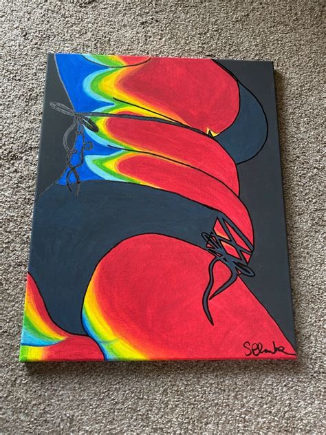 Canvas Body Art Thermal Handcrafted One Of A Kind Canvas Body Art