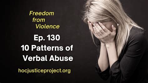 10 Patterns Of Verbal Abuse Youtube