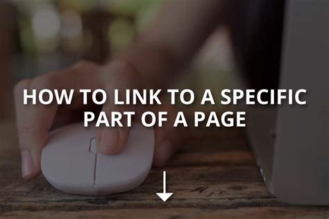 How To Link To A Specific Part Of A Page Dopinger