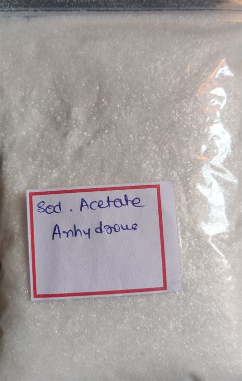 Sodium Acetate Anhydrous Packaging Size 25 50 Kg At Rs 57 Kg In Bharuch