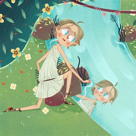 Storytime Magazine - Echo and Narcissus :: Behance