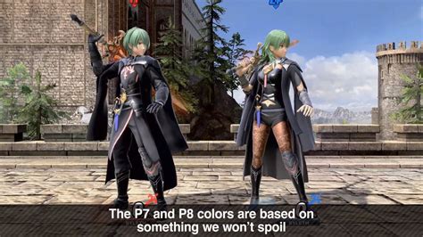 Here Are The Alternate Color Costumes For Byleth In Super Smash Bros