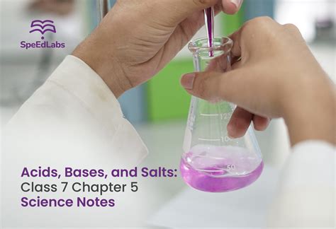 Acids Bases And Salts Class Chapter Science Notes In