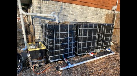 Upgrading Our IBC Tote Rain Harvesting System YouTube