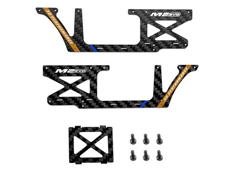 OMPHOBBY M2 EVO Fuselage Carbon Panel Set White OSHM2326W Live