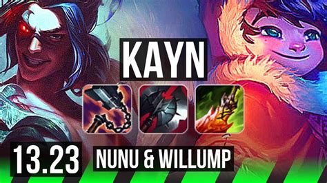 KAYN Vs NUNU WILLUMP JNG 12 0 10 2 2M Mastery Legendary 300