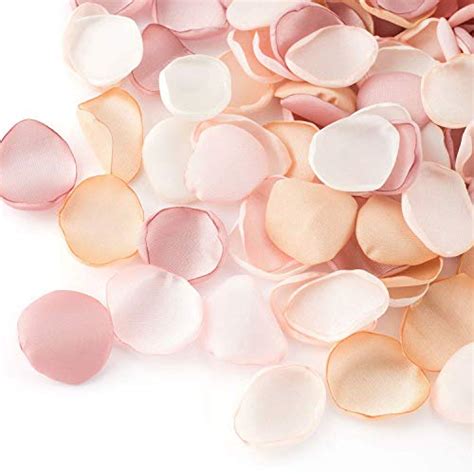 300PCS Silk Rose Petals Nude Pink Wedding Supplies Flower Girl Basket Table Aisle Runner Party