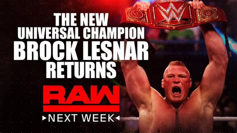 Brock Lesnar Stephanie Mcmahon To Appear On Wwe Raw Next Week