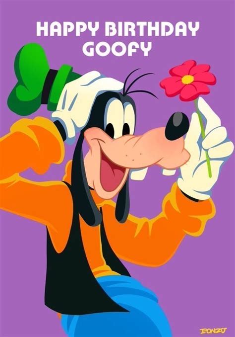 Pin By 💖 Cheryl 💖 On Disney Happy Birthday Disney Characters Goofy