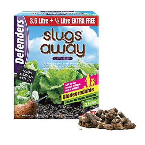 Defenders Slugs Away Wool Pellets Slug Deterrent Protect Gardens And