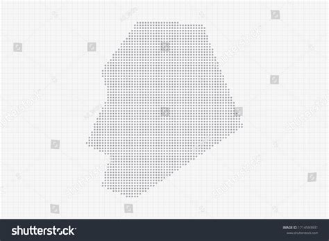 Pixel Dotted Map Niue Grey Vector Stock Vector Royalty Free