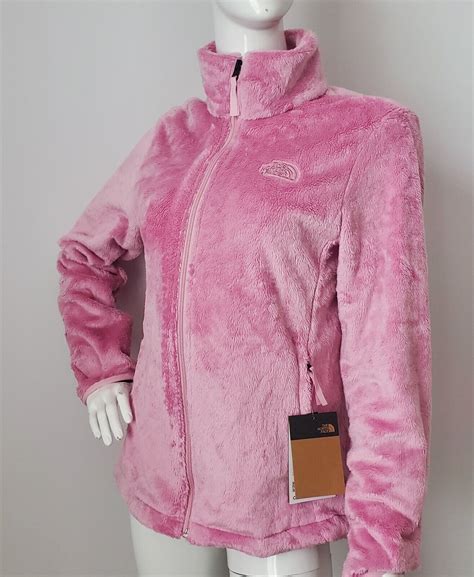 THE NORTH FACE WOMEN OSITO FLEECE FULL ZIP JACKET CAMEO PINK Sz M L XL