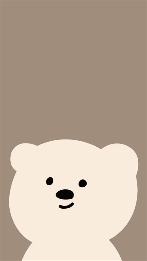 Cute Bear Cartoon Aesthetic Korean Bear Hd Phone Wallpaper Peakpx