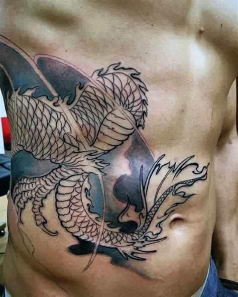 40 Dragon Chest Tattoo Designs For Men - Mythical Monster Ideas