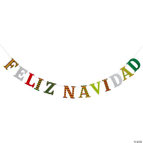 Feliz Navidad Garland Oriental Trading