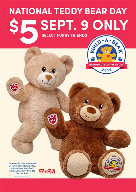 Build A Bear Workshop National Teddy Bear Day Nationalteddybearday Ad