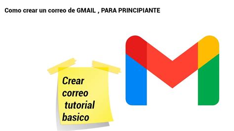 Como Crear Un Correo De Gmail Facil Youtube