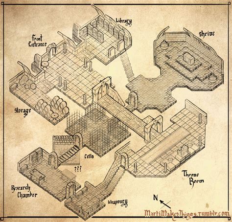 Isometric Dungeon Design By Martin W King