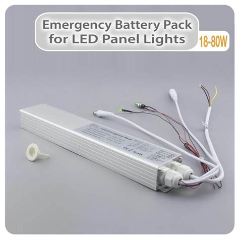 Emergency Battery Pack for LED Panel Lights 18-80W - Ledlam Lighting