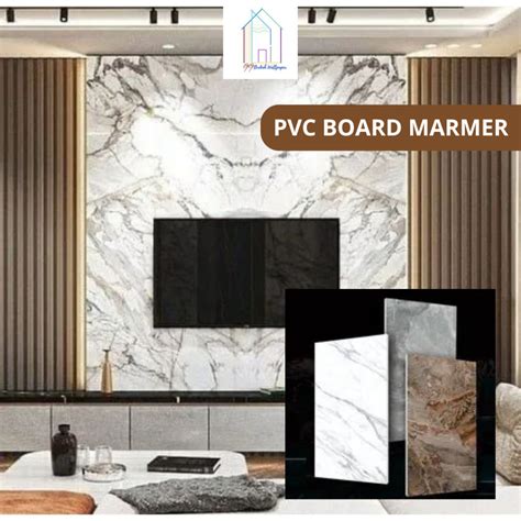 Jual Daneson Marmer Panel Pvc Board Dekorasi Dinding Motif Marmer Uv