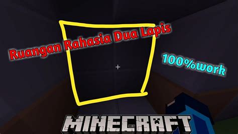 Cara Membuat Ruangan Rahasia Dua Lapis Minecraft PE YouTube