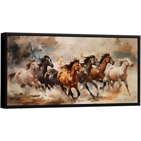 Quadro Cavalos Selvagens Quadrosdecorativos