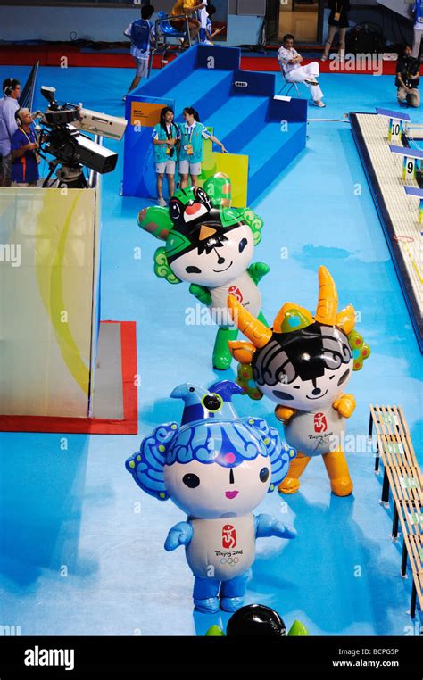 Beijing 2008 olympic mascots hi-res stock photography and images - Alamy