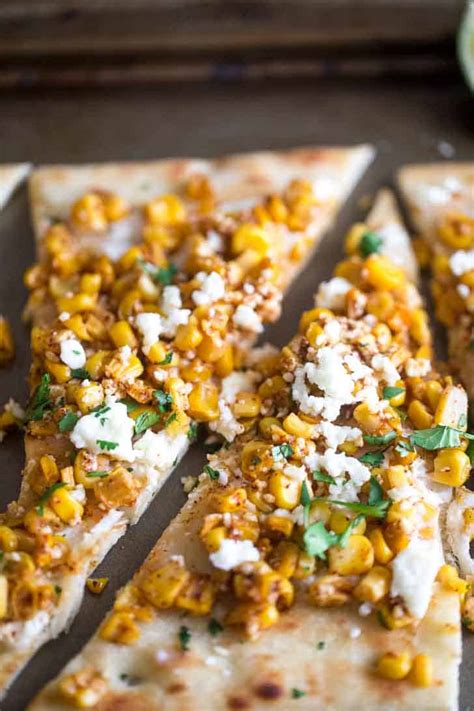 Mexican Street Corn Flatbread Pizza Recipe Lemons For Lulu